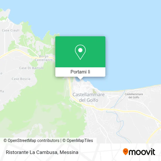 Mappa Ristorante La Cambusa