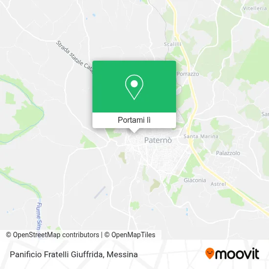 Mappa Panificio Fratelli Giuffrida