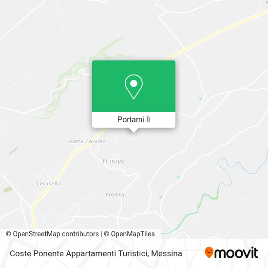 Mappa Coste Ponente Appartamenti Turistici