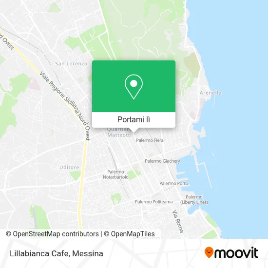 Mappa Lillabianca Cafe
