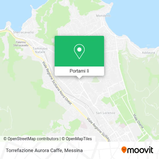 Mappa Torrefazione Aurora Caffe