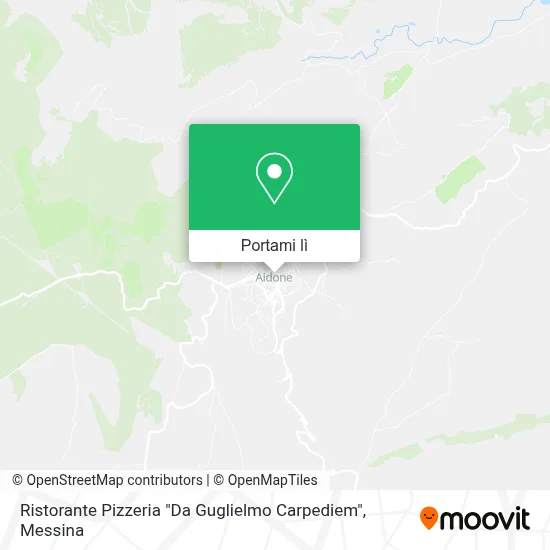 Mappa Ristorante Pizzeria "Da Guglielmo Carpediem"