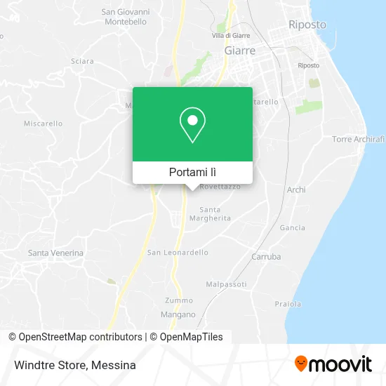 Mappa Windtre Store