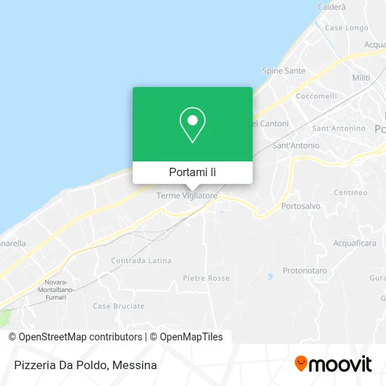 Mappa Pizzeria Da Poldo