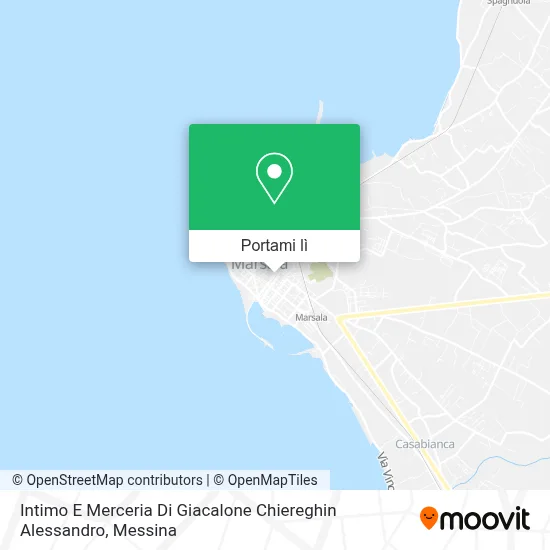 Mappa Intimo E Merceria Di Giacalone Chiereghin Alessandro