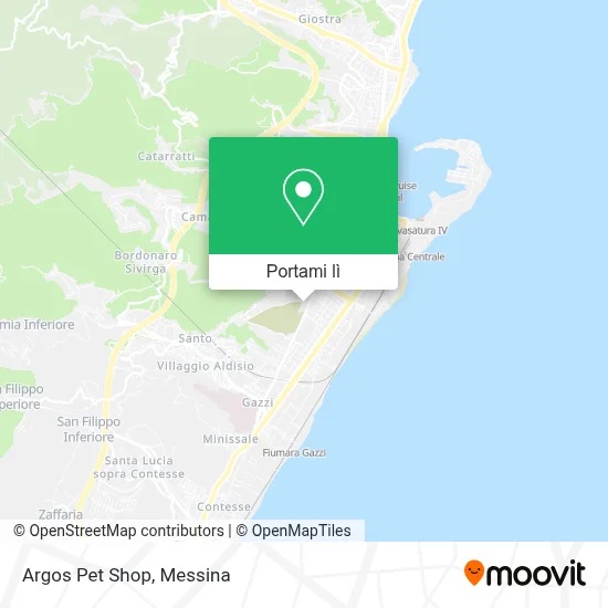 Mappa Argos Pet Shop