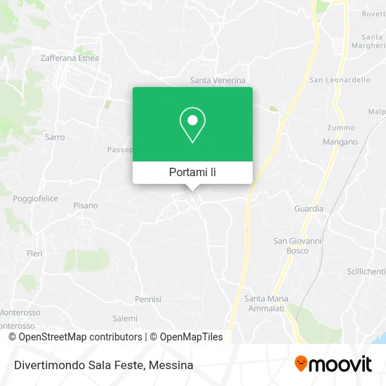 Mappa Divertimondo Sala Feste