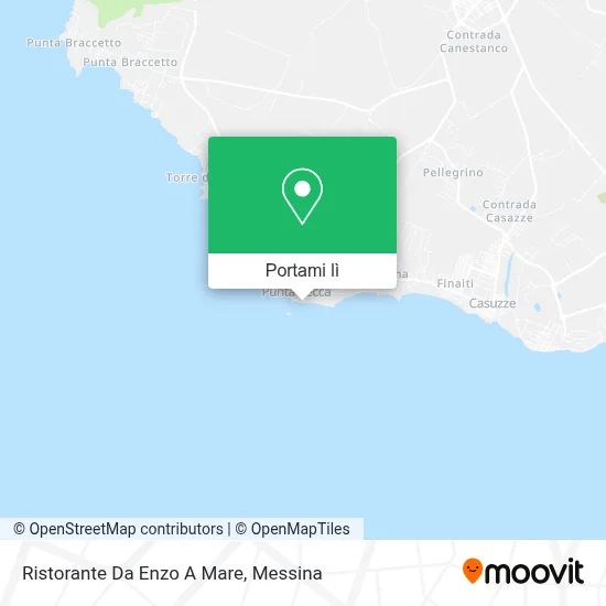 Mappa Ristorante Da Enzo A Mare