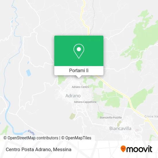 Mappa Centro Posta Adrano