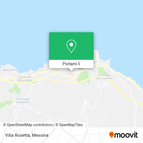 Mappa Villa Rosetta