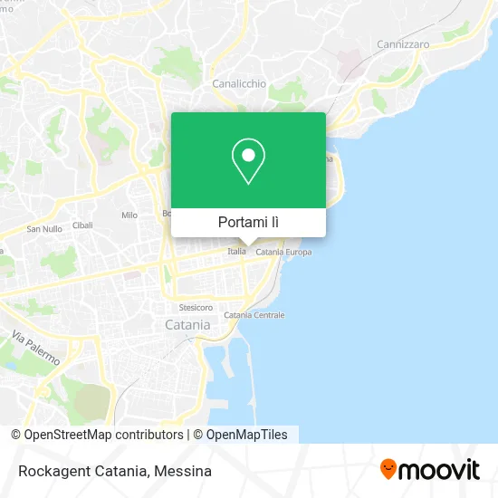 Mappa Rockagent Catania