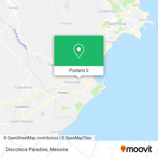 Mappa Discoteca Paradise