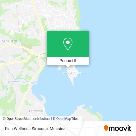 Mappa Fish Wellness Siracusa