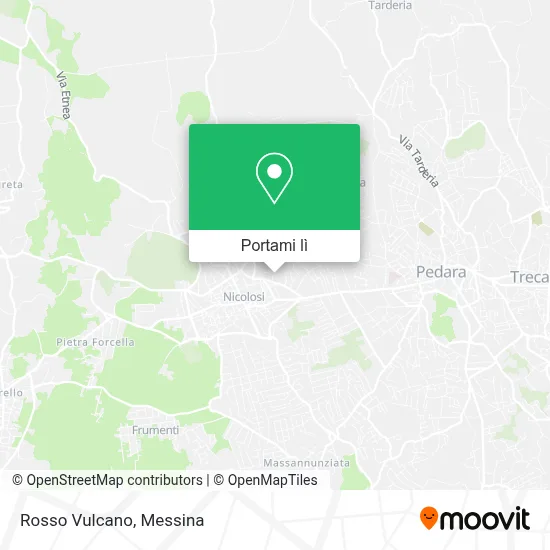 Mappa Rosso Vulcano