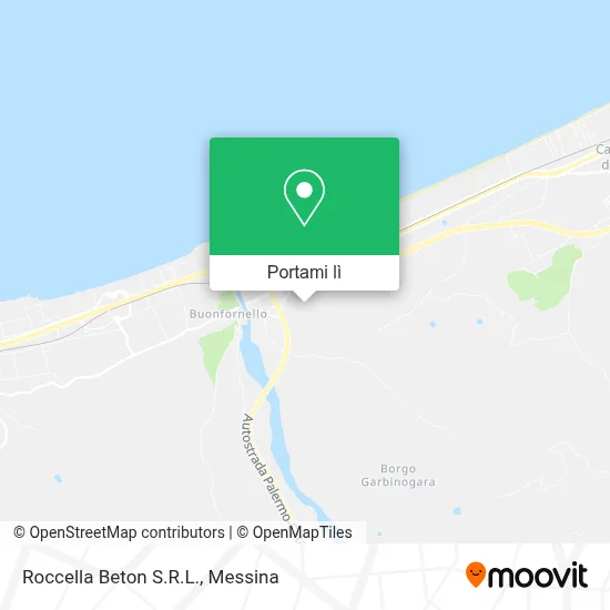 Mappa Roccella Beton S.R.L.