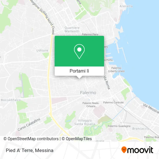 Mappa Pied A' Terre