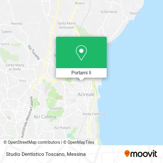 Mappa Studio Dentistico Toscano