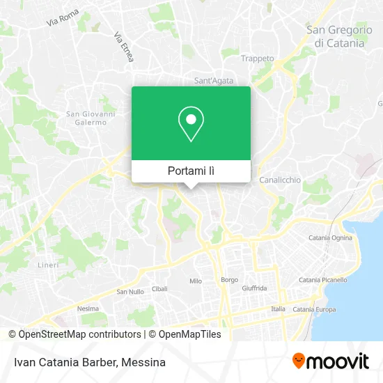 Mappa Ivan Catania Barber