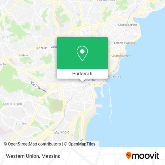 Mappa Western Union