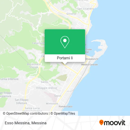 Mappa Esso Messina