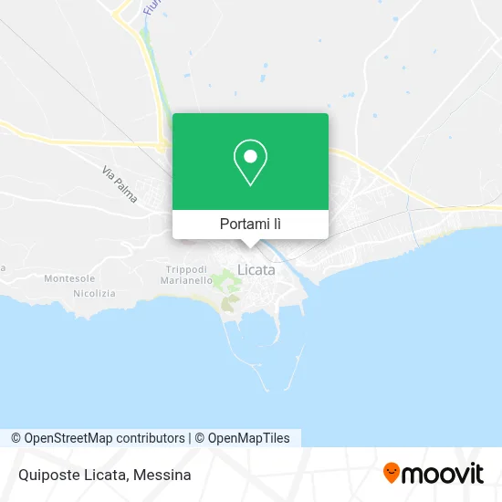 Mappa Quiposte Licata
