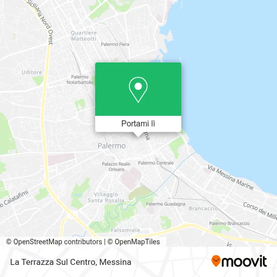 Mappa La Terrazza Sul Centro