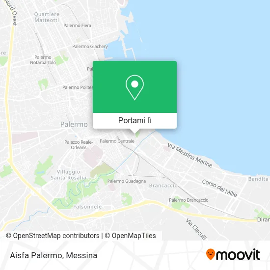 Mappa Aisfa Palermo