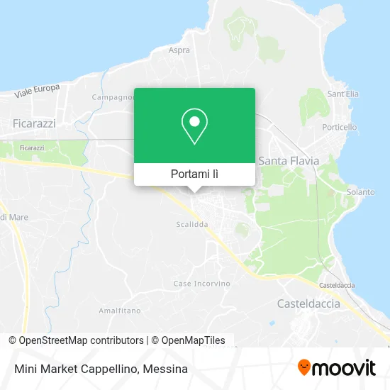 Mappa Mini Market Cappellino