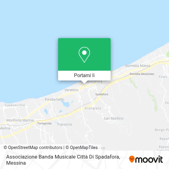 Mappa Associazione Banda Musicale Città Di Spadafora
