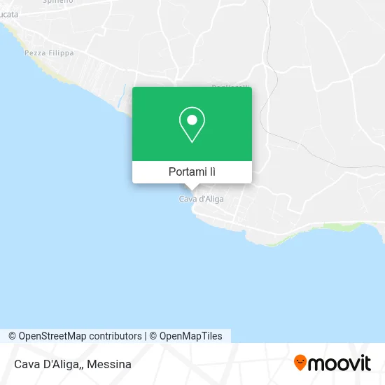 Mappa Cava D'Aliga,