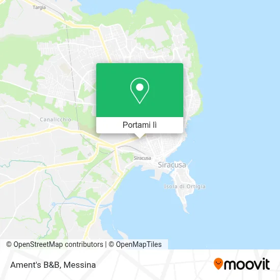 Mappa Ament's B&B