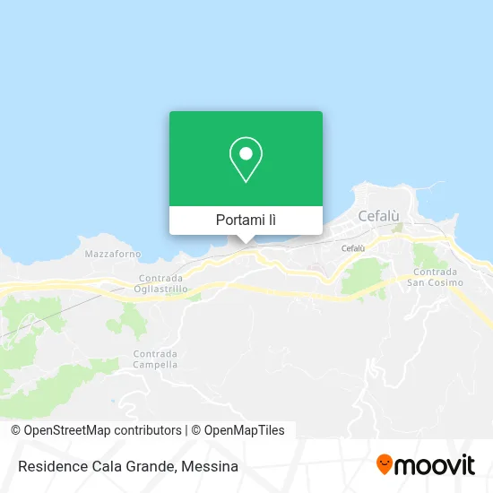 Mappa Residence Cala Grande