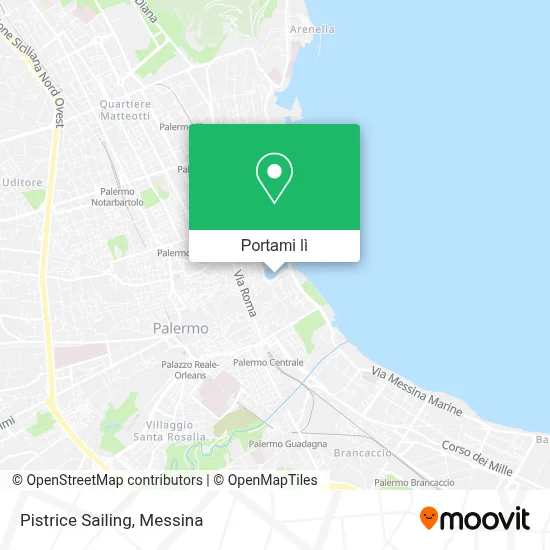 Mappa Pistrice Sailing