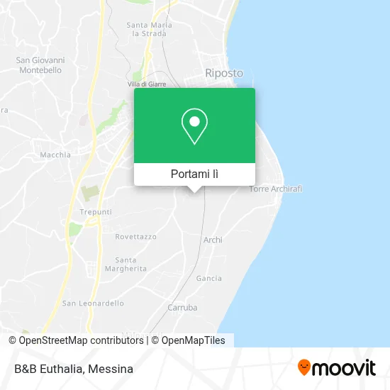 Mappa B&B Euthalia