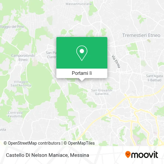Mappa Castello Di Nelson Maniace