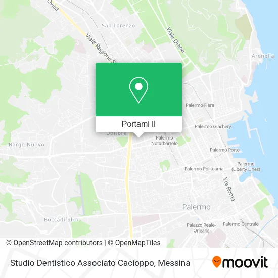 Mappa Studio Dentistico Associato Cacioppo