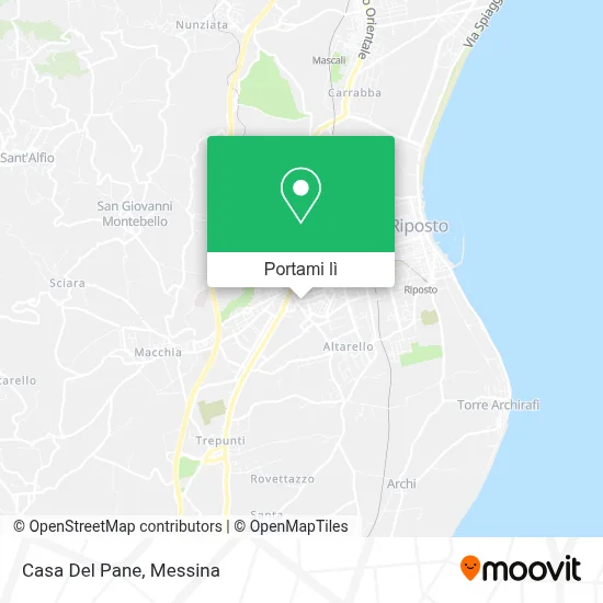 Mappa Casa Del Pane
