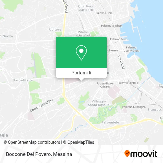 Mappa Boccone Del Povero