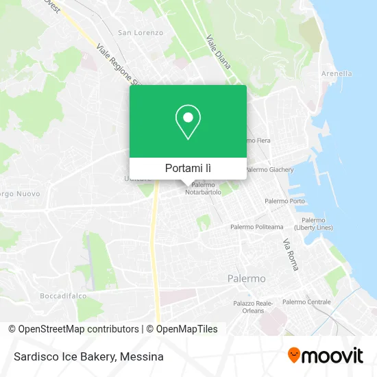Mappa Sardisco Ice Bakery