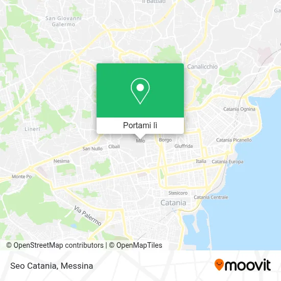 Mappa Seo Catania