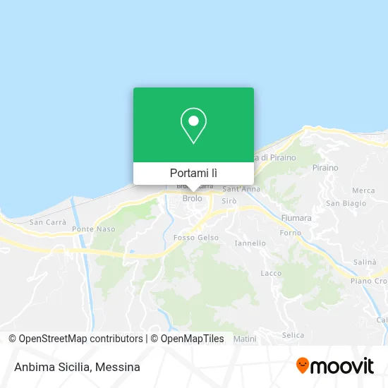 Mappa Anbima Sicilia