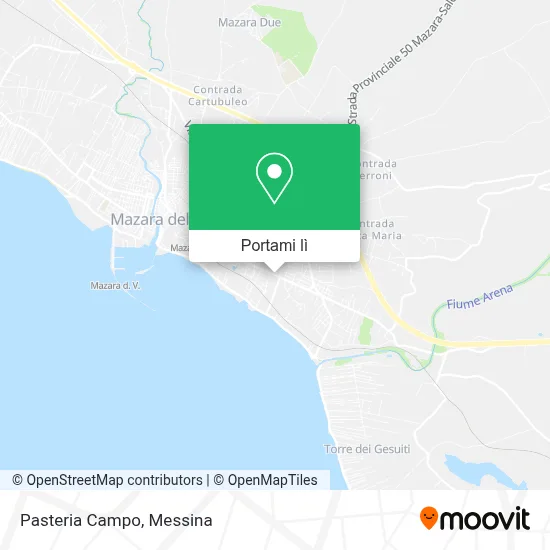 Mappa Pasteria Campo