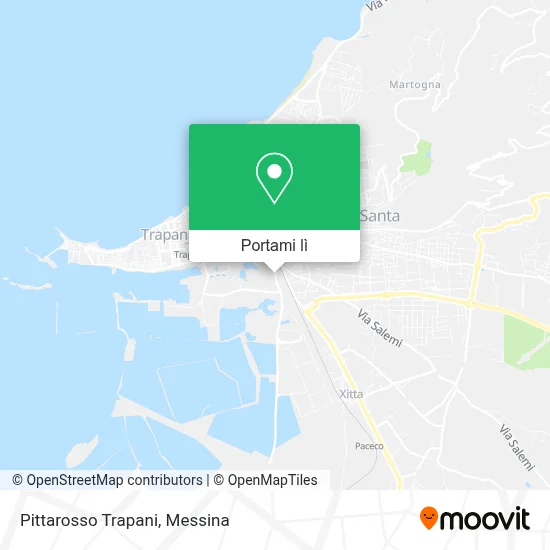 Mappa Pittarosso Trapani
