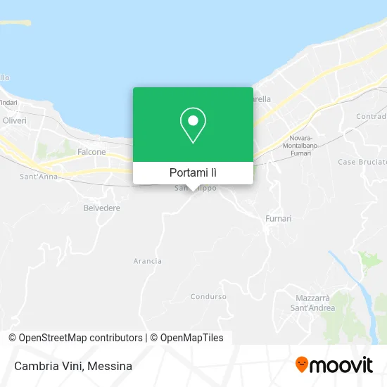 Mappa Cambria Vini