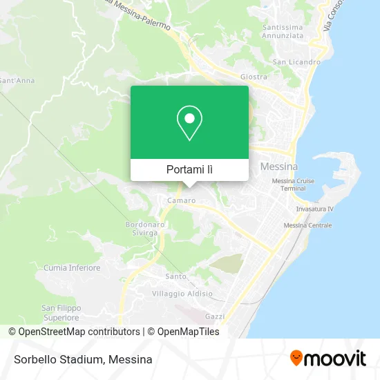 Mappa Sorbello Stadium