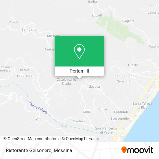 Mappa Ristorante Gelsonero