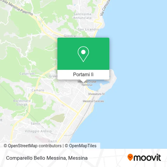 Mappa Comparello Bello Messina