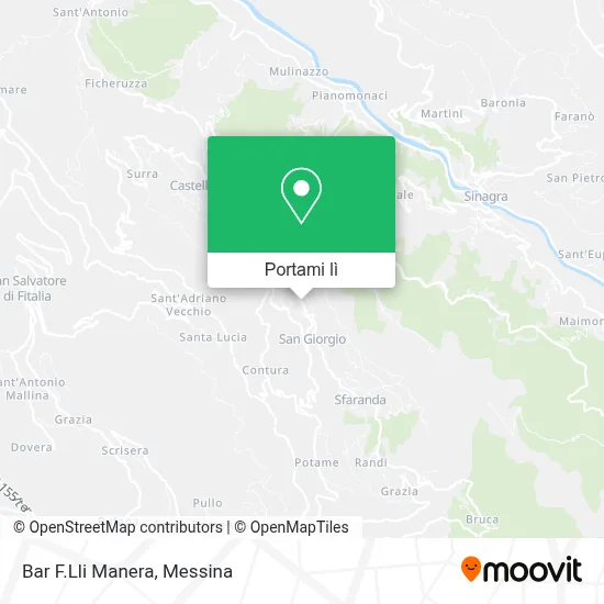 Mappa Bar F.Lli Manera