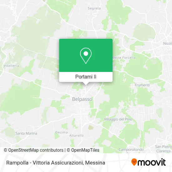 Mappa Rampolla - Vittoria Assicurazioni