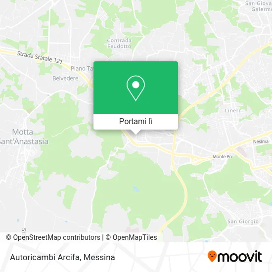 Mappa Autoricambi Arcifa